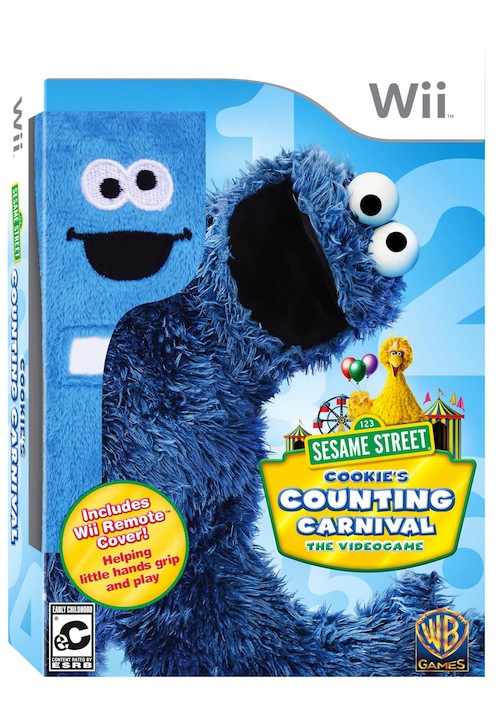 Sesame Street Cookies Counting Carnival Wii Box