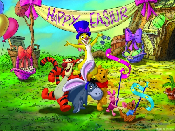 Pooh Happy Easter