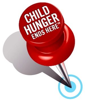 Child Hunger Ends Here Pushpin
