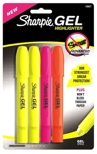 Sharpie Gel Highlighter 4 Pack Sharpie Gel Highlighter 4 Pack