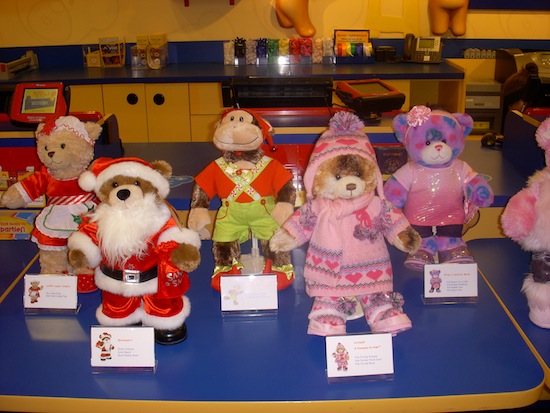 Build-A-Bear Holiday 2011New Animals