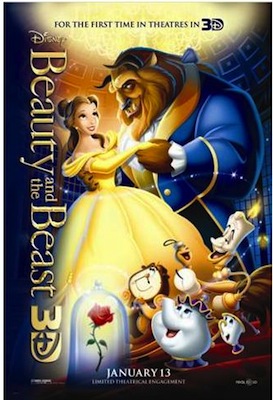 Beauty And The Beast 3D Poster Beauty And The Beast 3D Poster