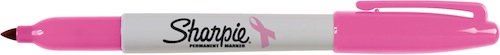 Uncapped Pink Ribbon Sharpie Uncapped Pink Ribbon Sharpie