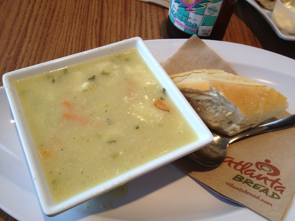 Photo A Day - Atlanta Bread Chicken Dumpling Soup Photo A Day - Atlanta Bread Chicken Dumpling Soup