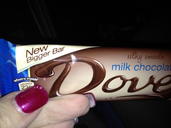Photo A Day - Bigger Dove Bar wrapper