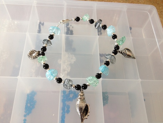 Photo A Day - Beding Project - My First Candle Jar Bracelet Photo A Day - Beding Project - My First Candle Jar Bracelet