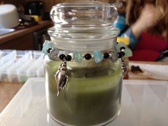 Photo A Day - Beading Project - My First Candle jar Bracelet Photo A Day - Beading Project - My First Candle jar Bracelet
