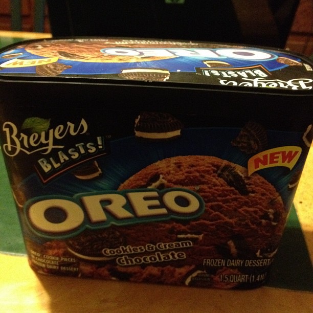 Photo A Day - Oreo Blasts Cookies and Cream Chocolate ice cream Photo A Day - Oreo Blasts Cookies and Cream Chocolate ice cream