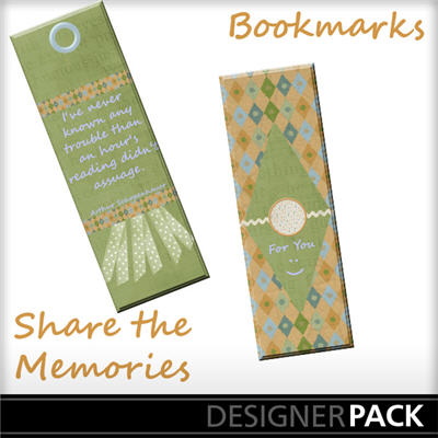 MyMemories Suite how to make your own bookmarks