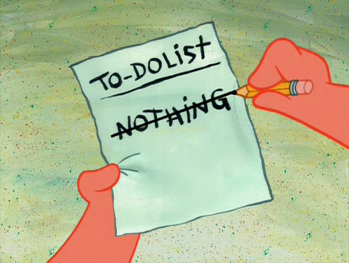 nothing to do