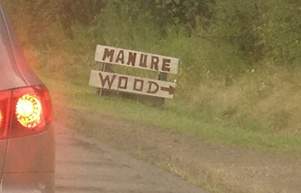 Wordless Wednesday - Manure Wood Wordless Wednesday - Manure Wood