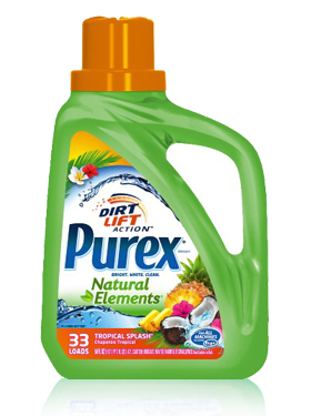 Purex Natural Elements Tropical Splash Detergent Purex Natural Elements Tropical Splash Detergent