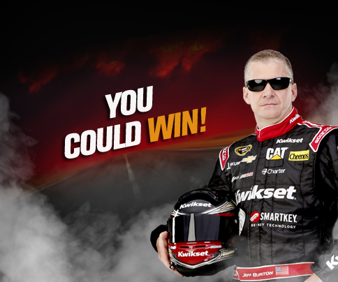 Jeff Burton - Kwikset - Nascar giveaway