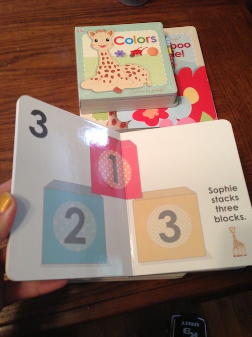 DK Publishing's Sophie la Girafe Books - Let's Get Counting