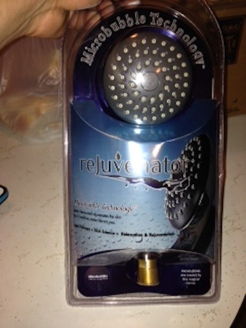 Rejuvenator Microbubble Showerhead