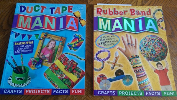 Rubber Band Mania and Duct Tape Mania Books