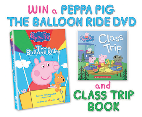 Peppa Pig: The Balloon Ride DVD and book giveaway