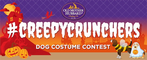 Old Mother Hubbard Pet Snacks #CreepyCrunchers Dog Costume Contest
