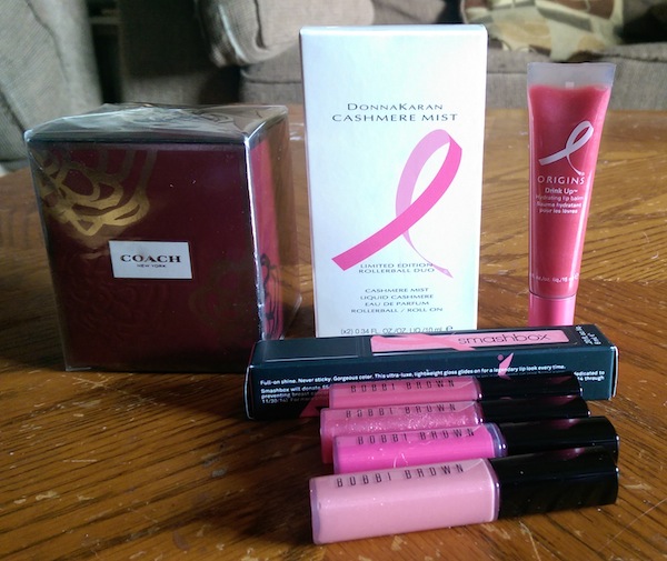 Estée Lauder Companies’ pink beauty products for breast cancer awareness