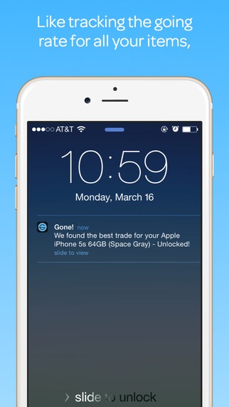 Gone! app