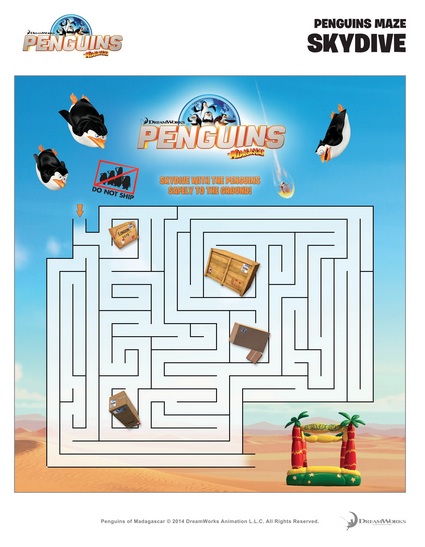Penguins Of Madagascar activities
