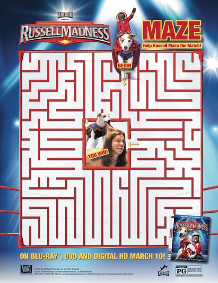 Russell Madness activity sheets