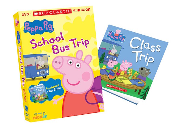Peppa Pig: School Bus Trip DVD & Book Set