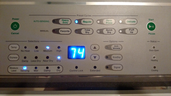 Speed Queen washer and dryer installation