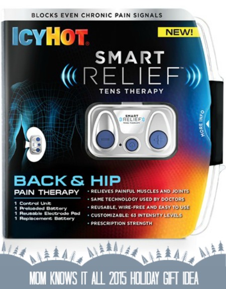 Mom Knows It All 2015 HOLIDAY GIFT GUIDE - ICY HOT SmartRelief Knee & Shoulder TENS Therapy