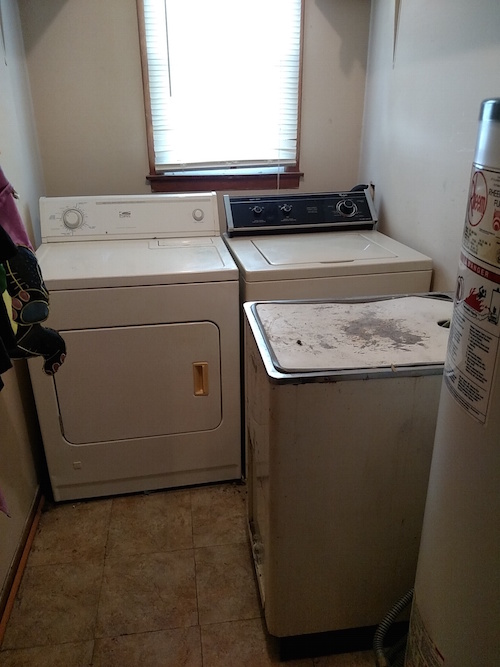 Speed Queen washer and dryer installation
