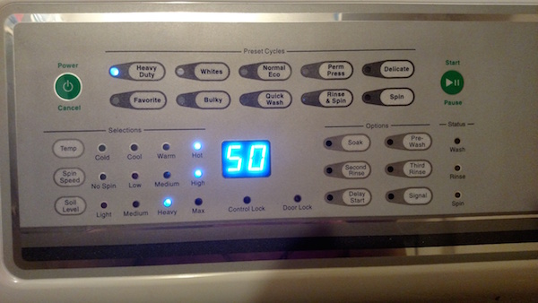 Speed Queen washer and dryer installation