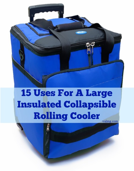 15 Uses For A Large Insulated Collapsible Rolling Cooler - With T-Rex Giveaway