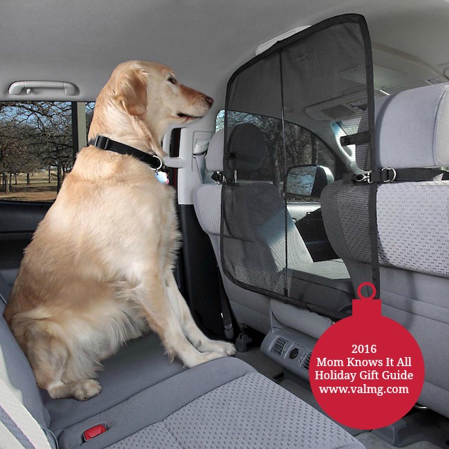 2016 Mom Knows It All HOLIDAY GIFT GUIDE - Sta-Put Front Seat Net Pet Barrier