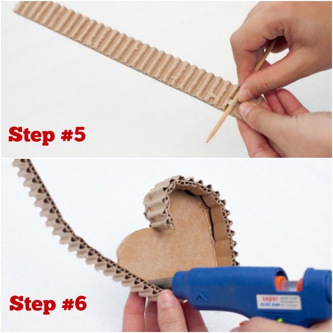 DIY Valentines Heart Box Craft