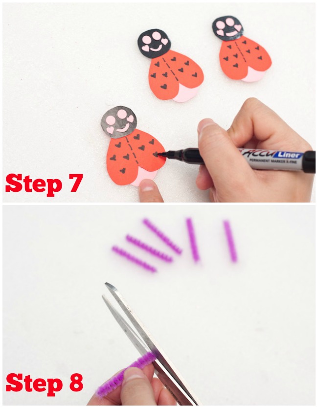 Mom Knows It All DIY Valentine's Day Craft - Love Bug Tabletop Photo Holder