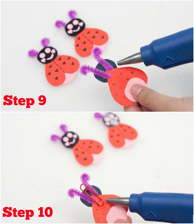Mom Knows It All DIY Valentine's Day Craft - Love Bug Tabletop Photo Holder