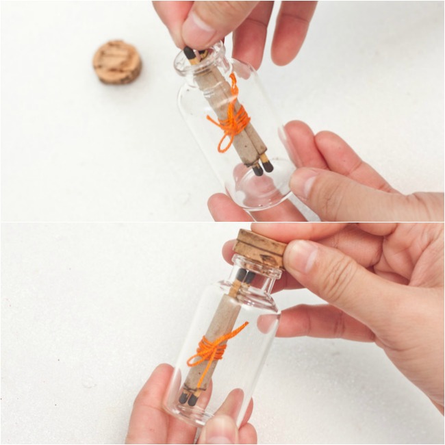 Message In A Bottle Valentine's Day Craft