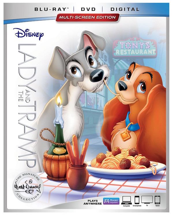 Disney Lady And The Tramp Joins Signature Collection On Blu-ray/DVD