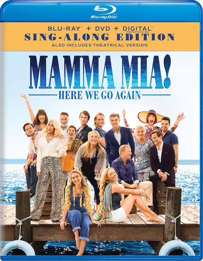 Mamma Mia! Here We Go Again Sing Along Edition blu-ray